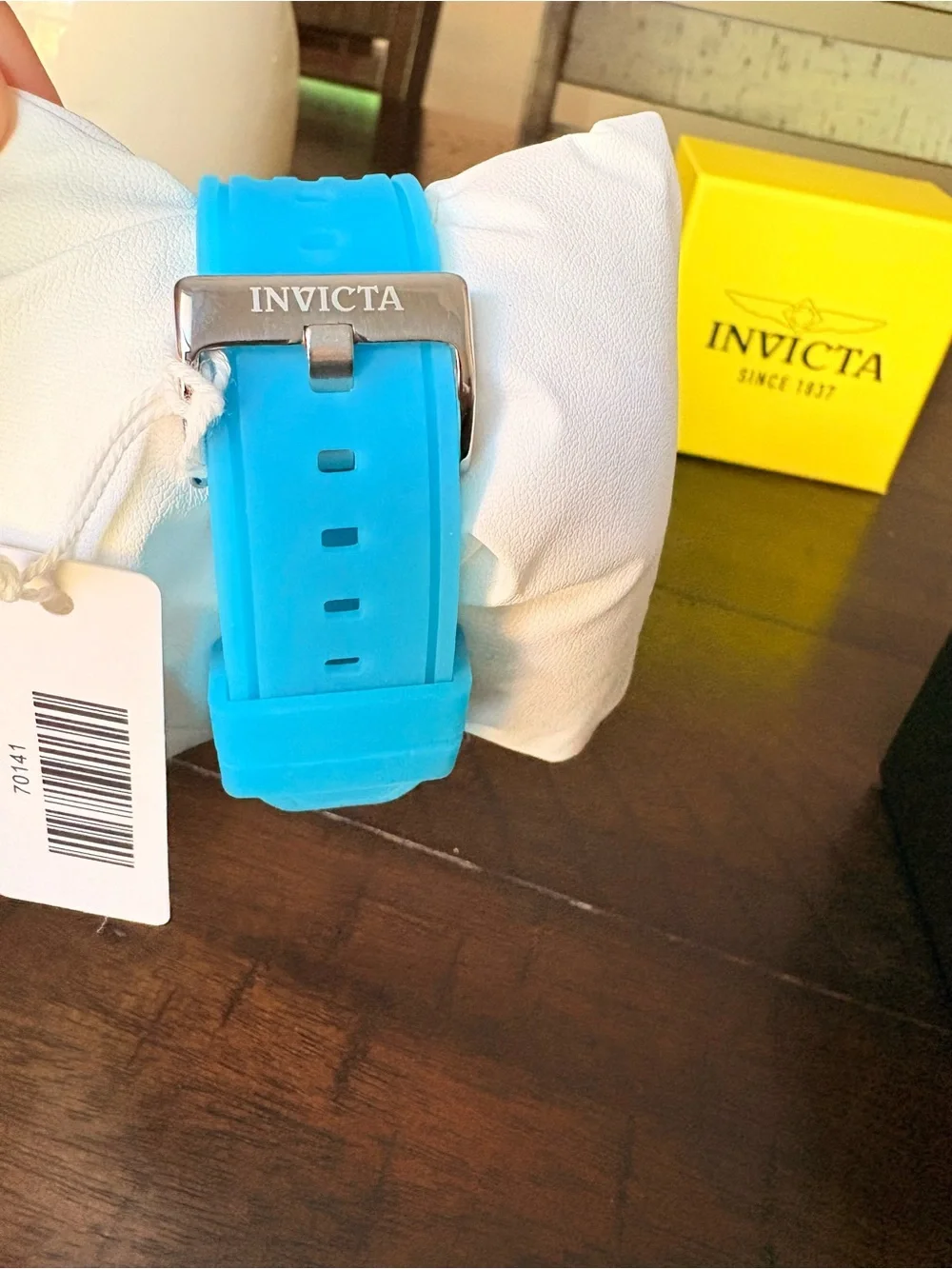 Invicta Blue Silicone Strap Watch